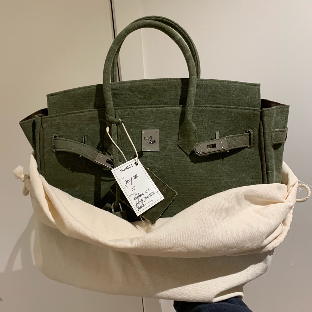 Humble Reproduction Daily Bag size 35 Army Green